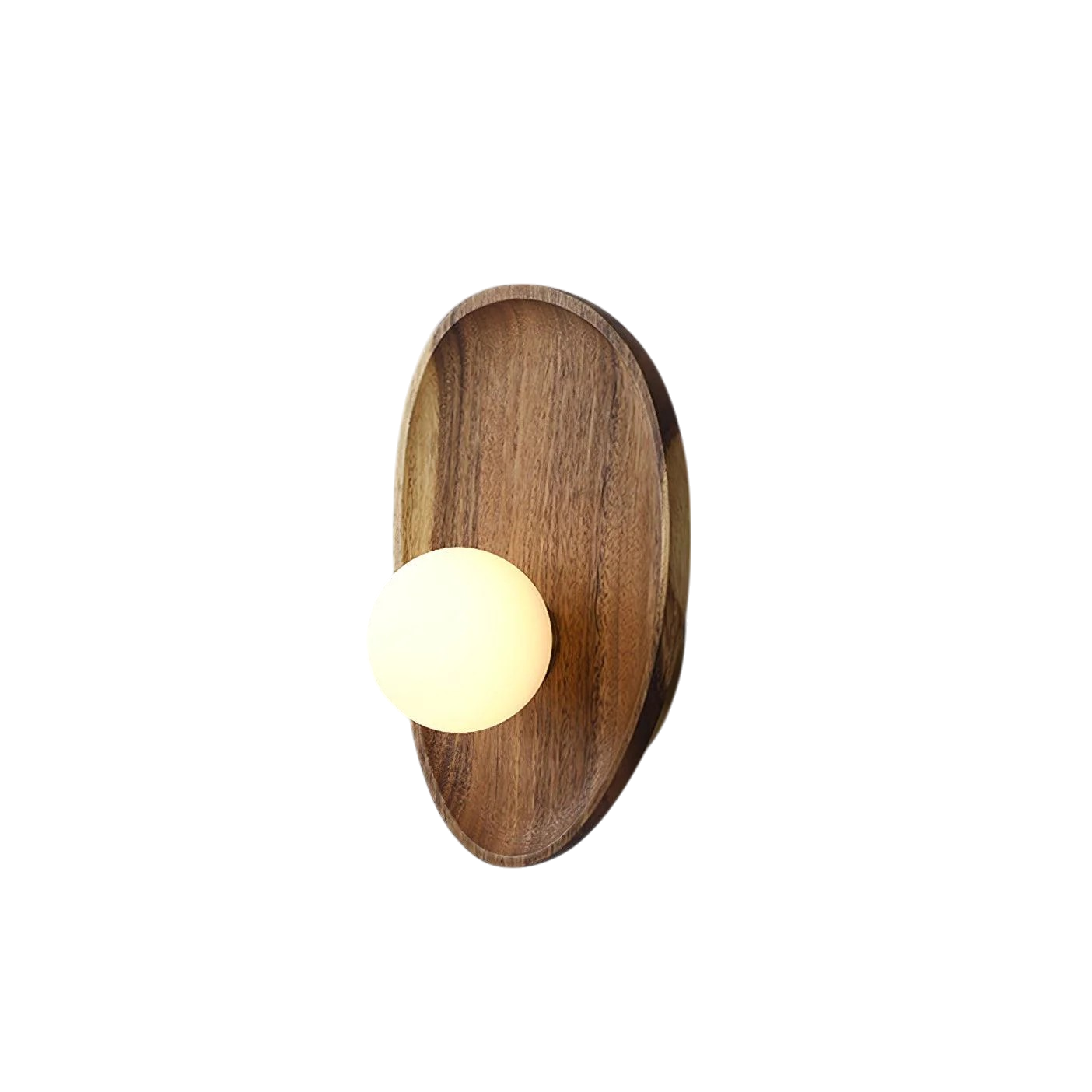 Skandynawska Minimalistyczna Lampa Ścienna LED Z Okrągłym Kloszem