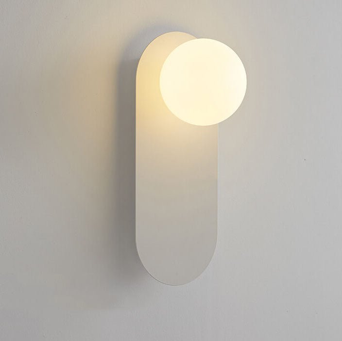 Nordic Minimalist Glass Ring Base 1-Light Wall Sconce Lamp View 12