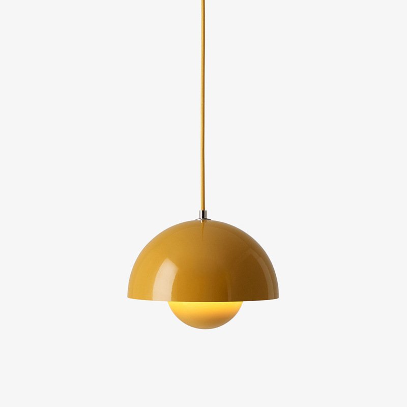 Nowoczesna Lampa Wisząca LED z Półkulistym Kloszem View 14