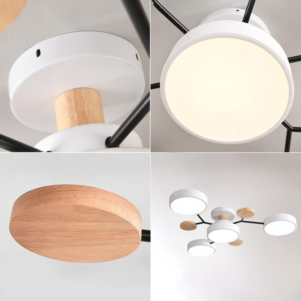 Nowoczesna Okrągła Lampa Sufitowa LED do Salonu View 51