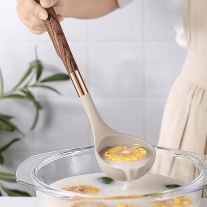 Zestaw Przyborów Kuchennych 10 Części Łopatki Łyżki Szczypce