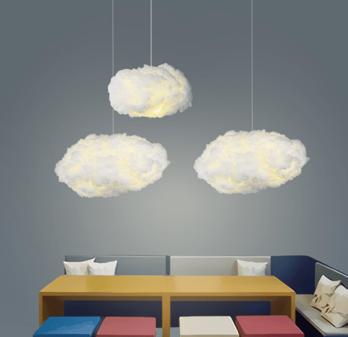 Dekoracyjna Lampa Wisząca Chmura LED