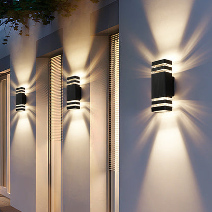 Dwukierunkowa Zewnętrzna Lampa Ścienna LED Nowoczesne Oświetlenie