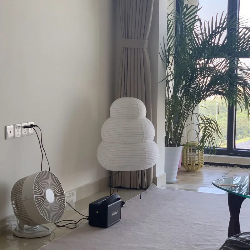 Japońska Lampa Podłogowa Lampion