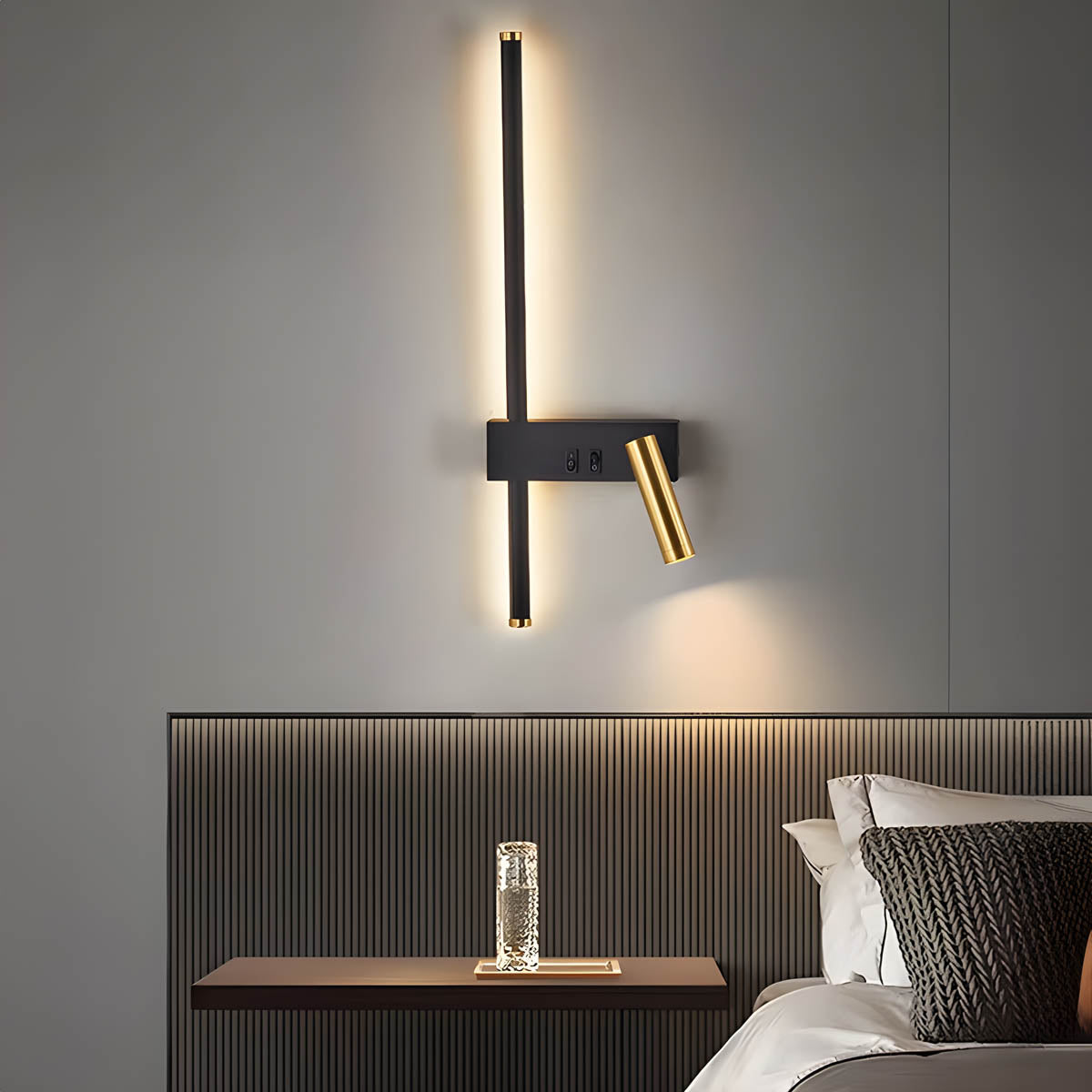 Kinkiet LED Nowoczesna Lampa Ścienna Minimalistyczna Z Punktem