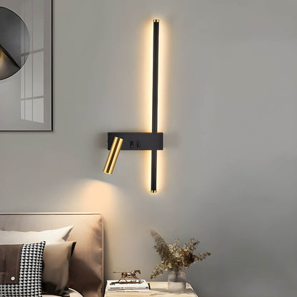 Kinkiet LED Nowoczesna Lampa Ścienna Minimalistyczna Z Punktem