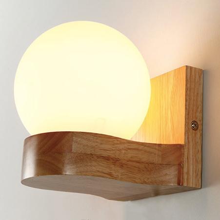 Kinkiet Ścienny Kula LED Nowoczesna Lampka