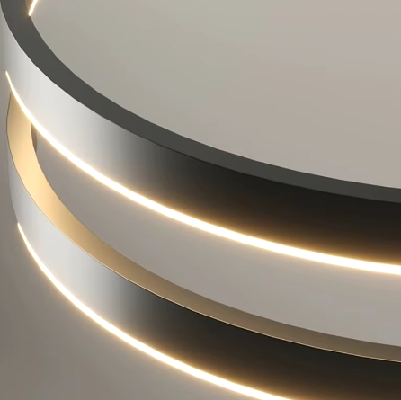 Spiralna Lampa Wisząca LED Okrągła Nowoczesne Oświetlenie