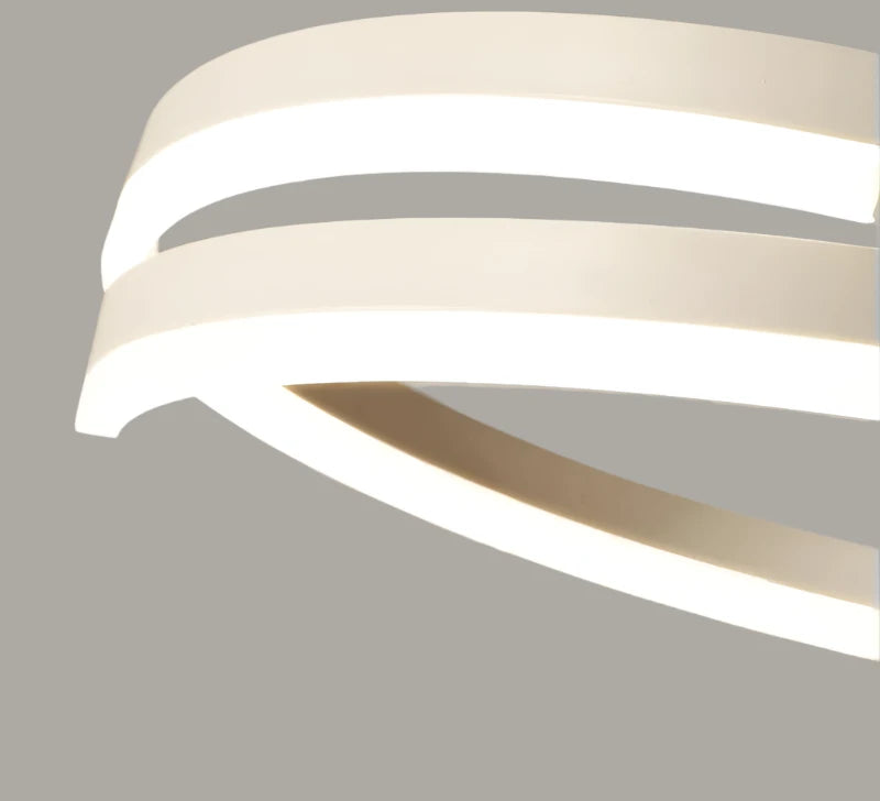 Spiralna Lampa Wisząca LED Okrągła Nowoczesne Oświetlenie