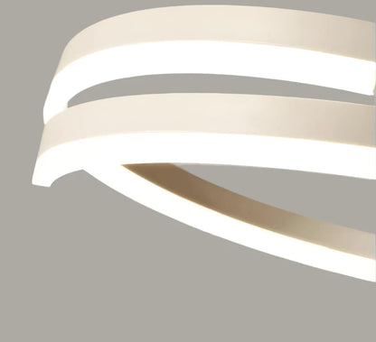 Spiralna Lampa Wisząca LED Okrągła Nowoczesne Oświetlenie