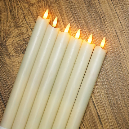 LED Świece Stołowe Z Pilotem Realistyczny Migoczący Płomień Zestaw Dekoracyjny