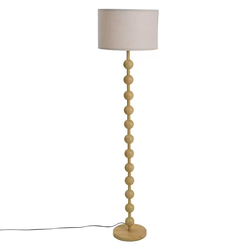 Stojací lampa s válcovým stínidlem