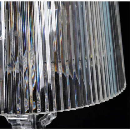 Lampa Stołowa Barokowa Z Plisowanym Abażurem