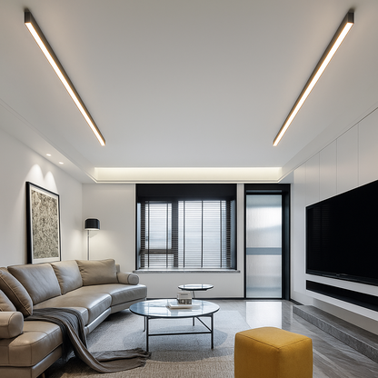 Lampa Sufitowa LED Liniowa Minimalistyczna Plafoniera Do Kuchni Korytarza I Biura
