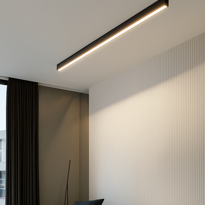 Lampa Sufitowa LED Liniowa Minimalistyczna Plafoniera Do Kuchni Korytarza I Biura
