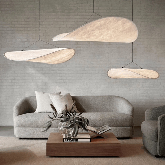 Lampa Wisząca Japandi LED Nowoczesna Designerska Oprawa