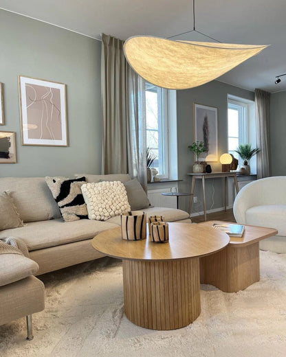 Lampa Wisząca Japandi LED Nowoczesna Designerska Oprawa