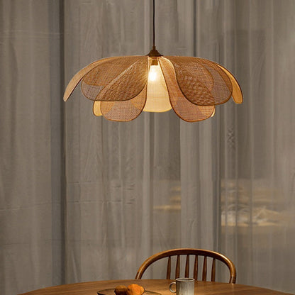 Lampa Wisząca Kwiatowa Japandi