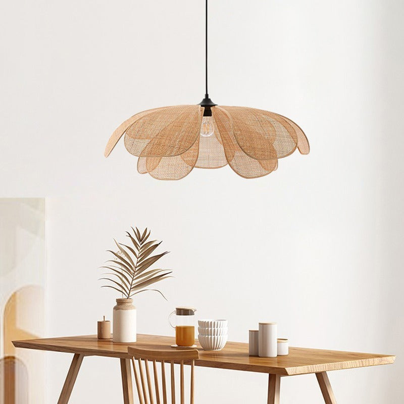 Lampa Wisząca Kwiatowa Japandi