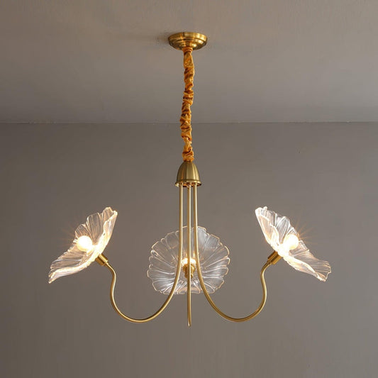 Lampa Wisząca Kwiatowa Żyrandol Nowoczesne Oświetlenie