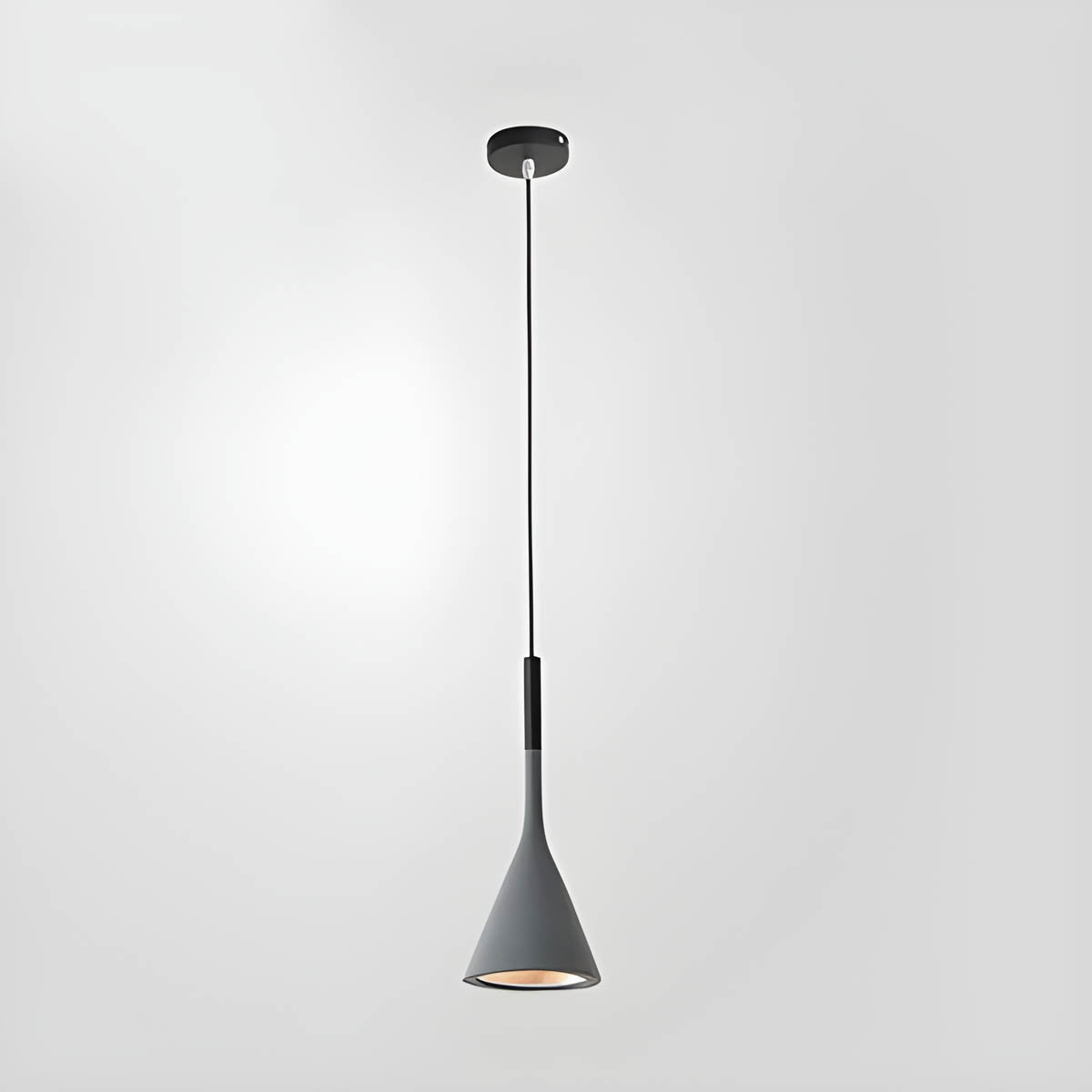 Lampa Wisząca LED Minimalistyczna Stożkowa