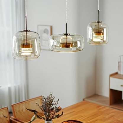 Lampa Wisząca Z Zakrzywionym Kloszem