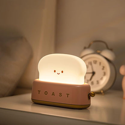 Lampka Nocna Toast LED Ściemniana Przenośna