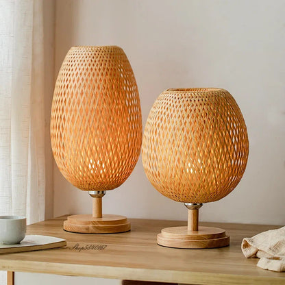 Lampka Stołowa Boho Vintage Rustykalna LED Dekoracyjna