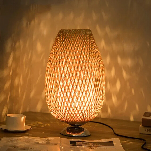 Lampka Stołowa Boho Vintage Rustykalna LED Dekoracyjna