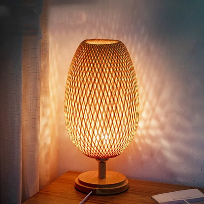 Lampka Stołowa Boho Vintage Rustykalna LED Dekoracyjna