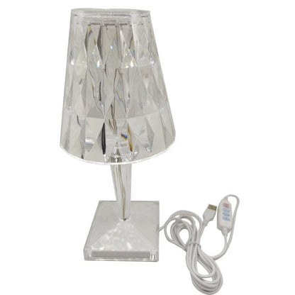Lampka Stołowa Diamentowa LED Dekoracyjna Do Salonu Do Sypialni