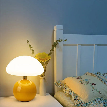 Lampka Stołowa Grzybek Bauhaus Nowoczesna LED