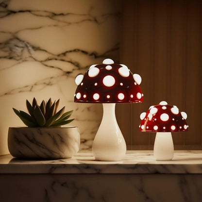 Lampka Stołowa Grzybek LED Dimmowalna Lampa Nocna