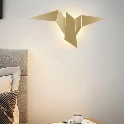 Lampka Ścienna W Kształcie Ptaka Nowoczesna LED Nastrojowe Oświetlenie