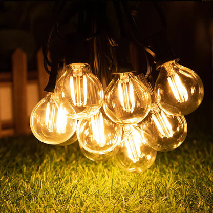 Lampki Solarne Ogrodowe Na Sznurku Oświetlenie Tarasu I Ogrodu