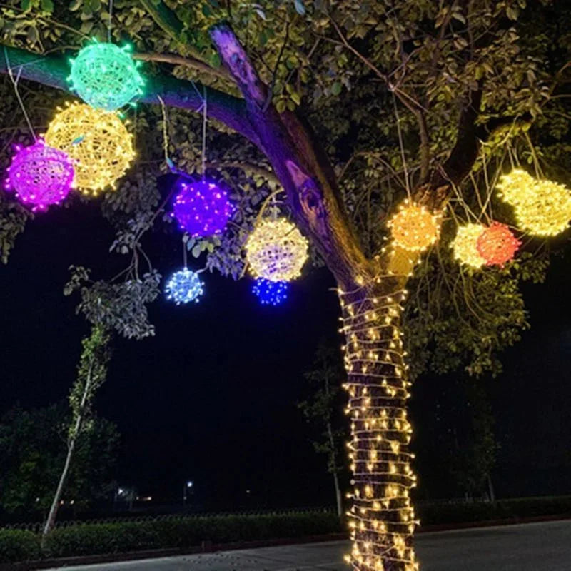 Lampki Ogrodowe LED Dekoracyjne Kule Świetlne
