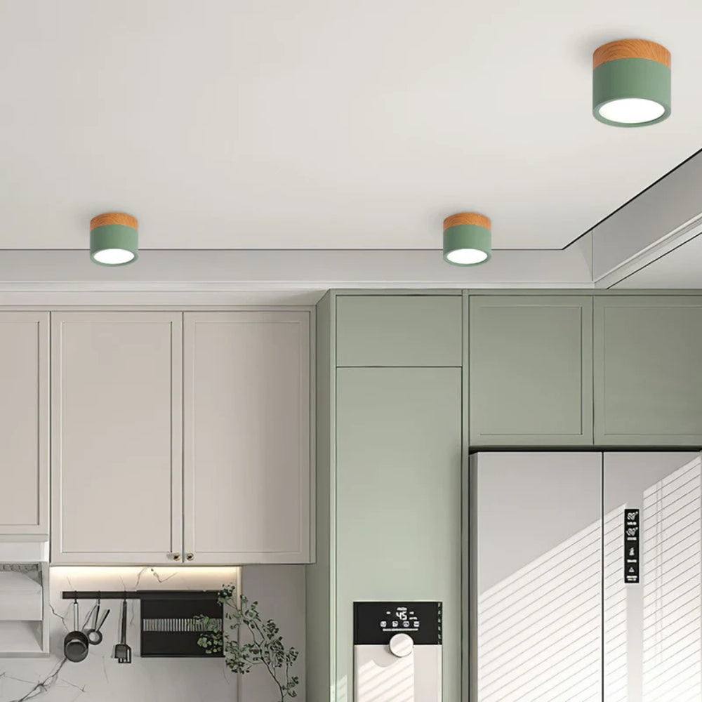 Minimalistyczna Cylindryczna Lampa Sufitowa LED