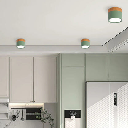 Minimalistyczna Cylindryczna Lampa Sufitowa LED