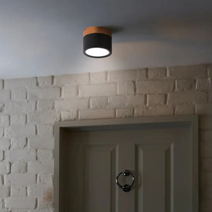 Minimalistyczna Cylindryczna Lampa Sufitowa LED