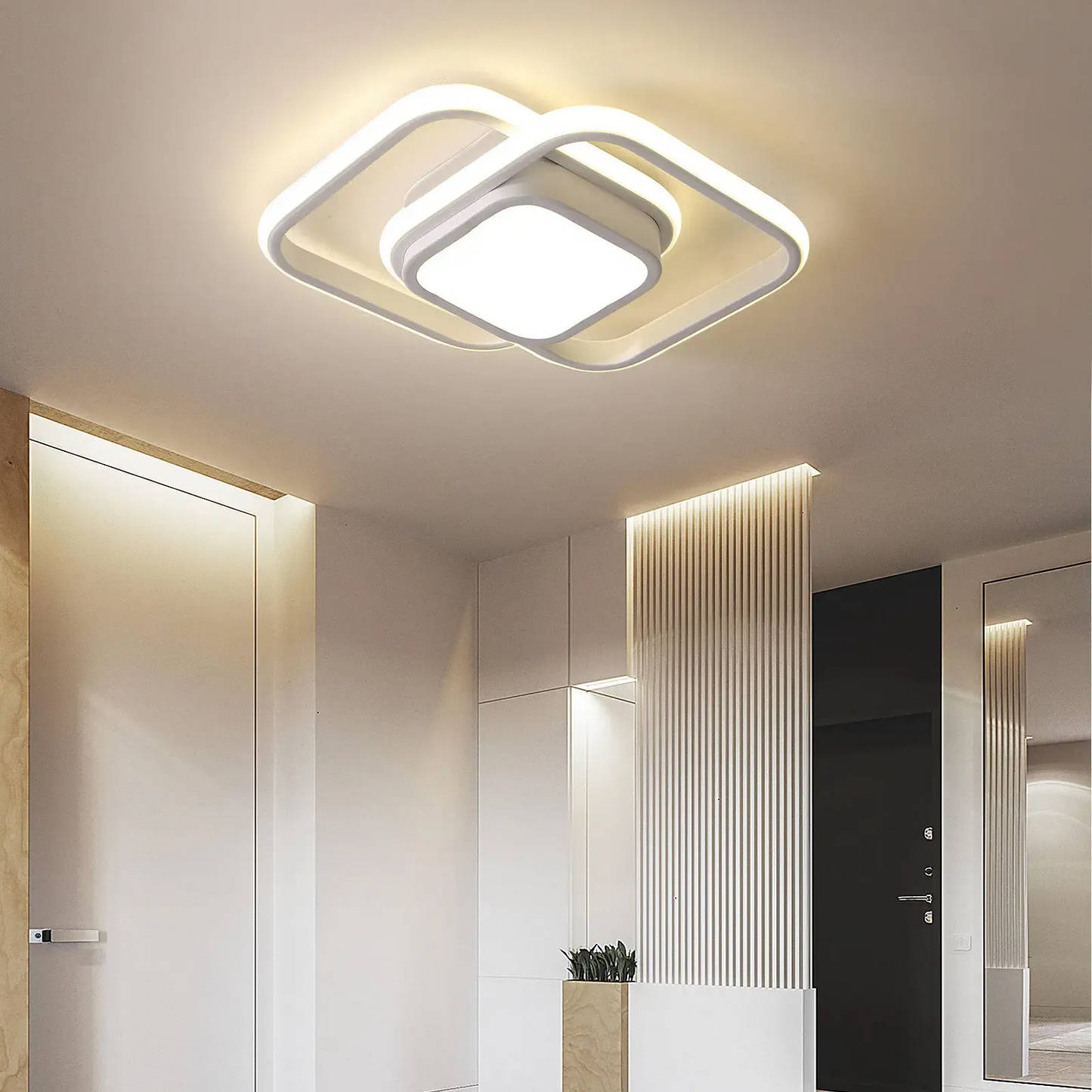 Minimalistyczna Lampa Sufitowa LED Plafon Nowoczesne Oświetlenie Wnętrz