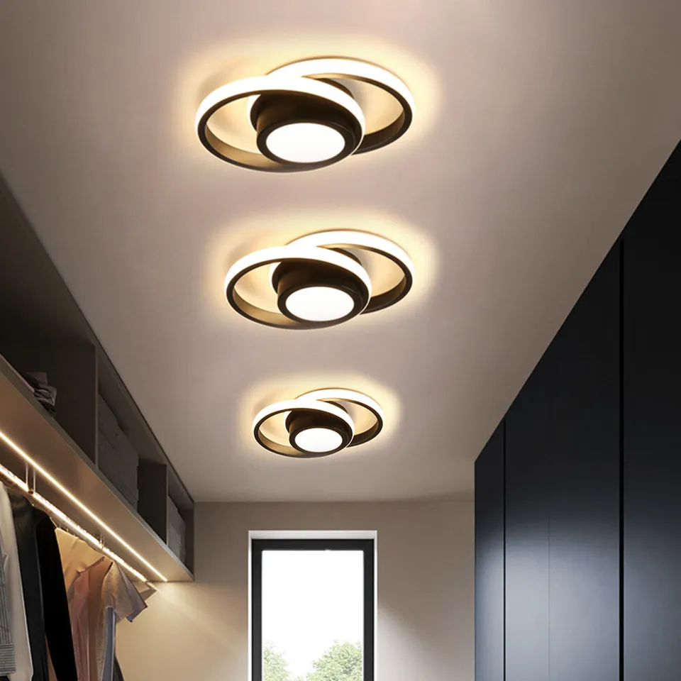 Minimalistyczna Lampa Sufitowa LED Plafon Nowoczesne Oświetlenie Wnętrz