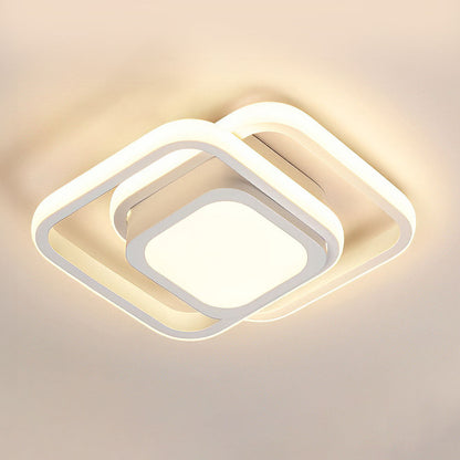 Minimalistyczna Lampa Sufitowa LED Plafon Nowoczesne Oświetlenie Wnętrz