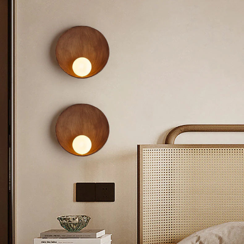 Minimalistyczna Lampa Ścienna Kinkiet Okrągły
