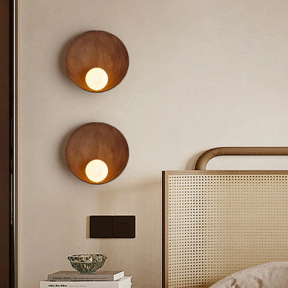 Minimalistyczna Lampa Ścienna Kinkiet Okrągły