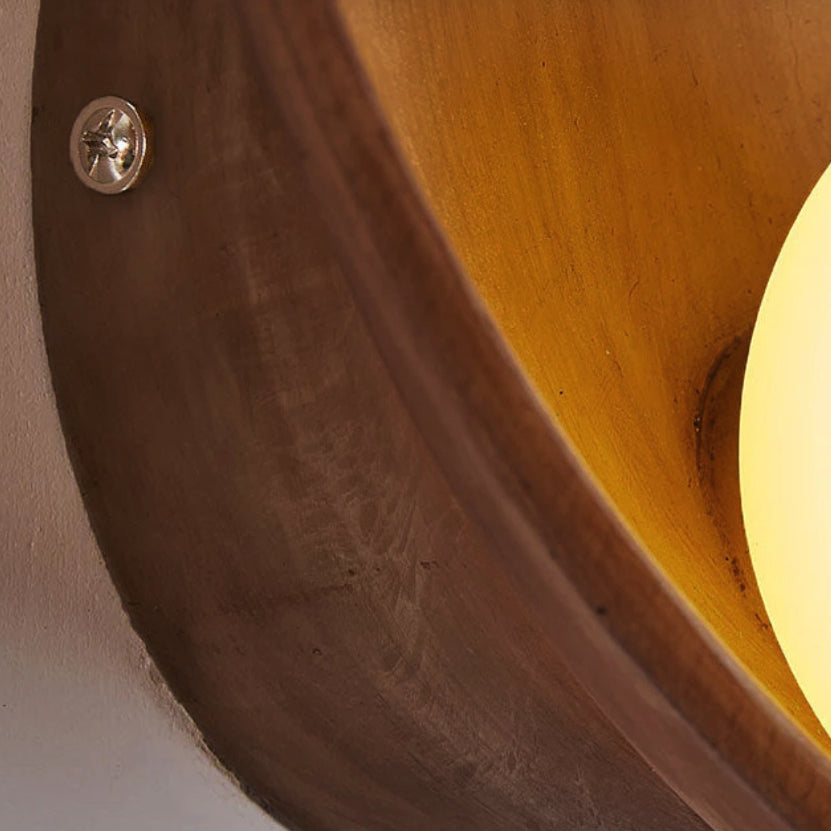 Minimalistyczna Lampa Ścienna Kinkiet Okrągły