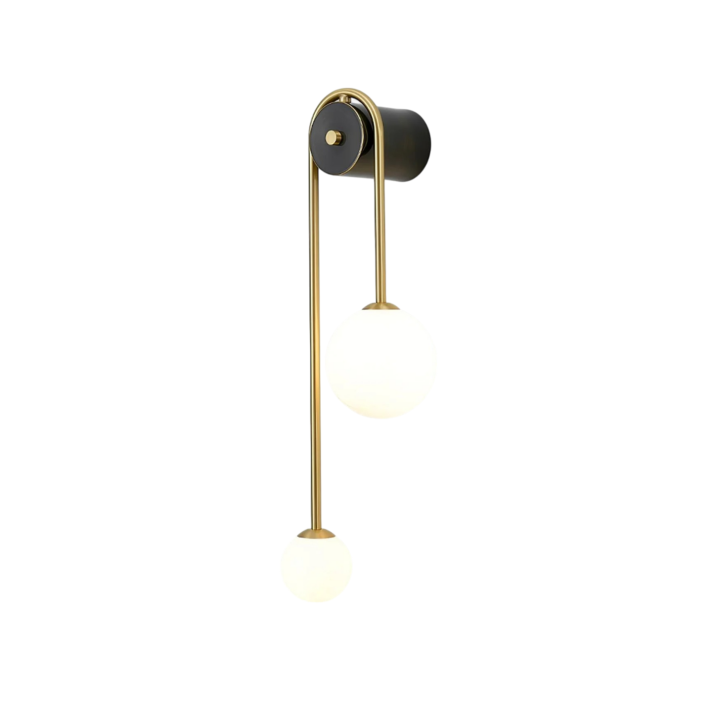 Minimalistyczna Łukowa Lampa Ścienna LED Z Podwójną Kulą
