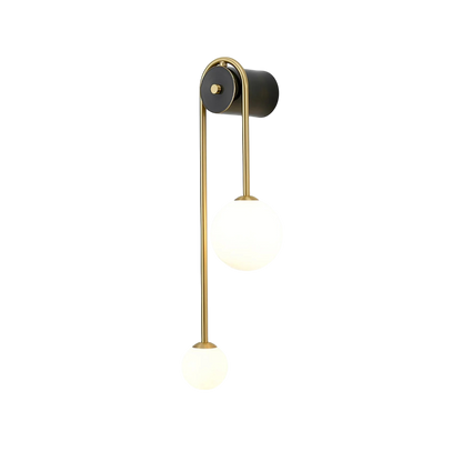 Minimalistyczna Łukowa Lampa Ścienna LED Z Podwójną Kulą