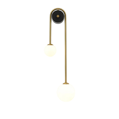 Minimalistyczna Łukowa Lampa Ścienna LED Z Podwójną Kulą