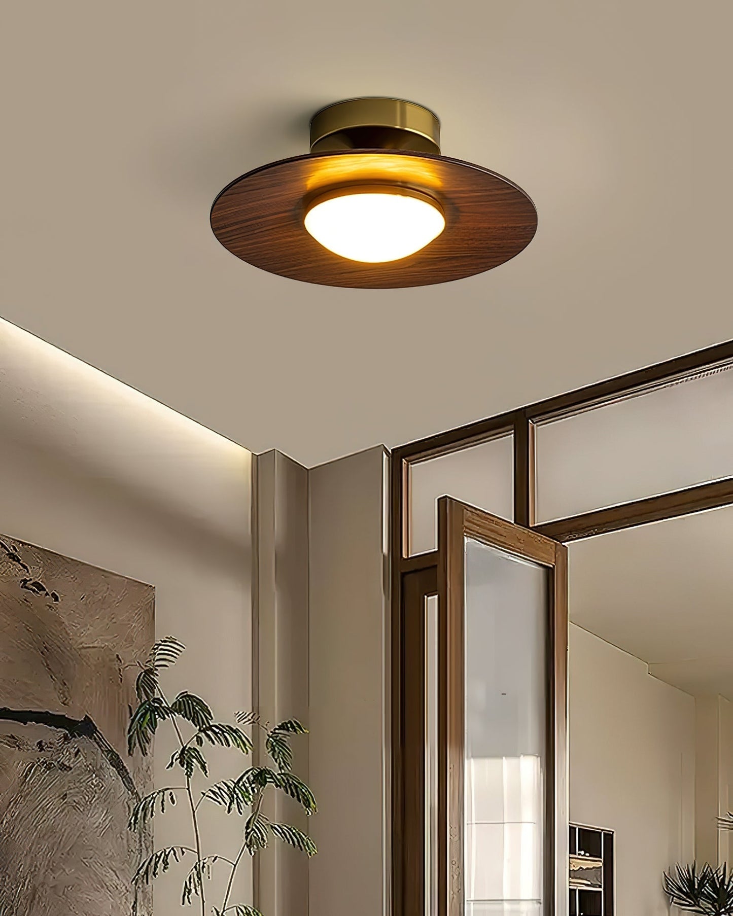 Nowoczesna Lampa Sufitowa LED Plafon Z Dekoracyjnym Akcentem