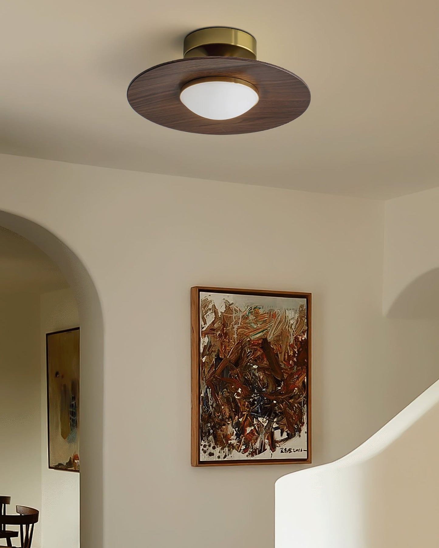 Nowoczesna Lampa Sufitowa LED Plafon Z Dekoracyjnym Akcentem